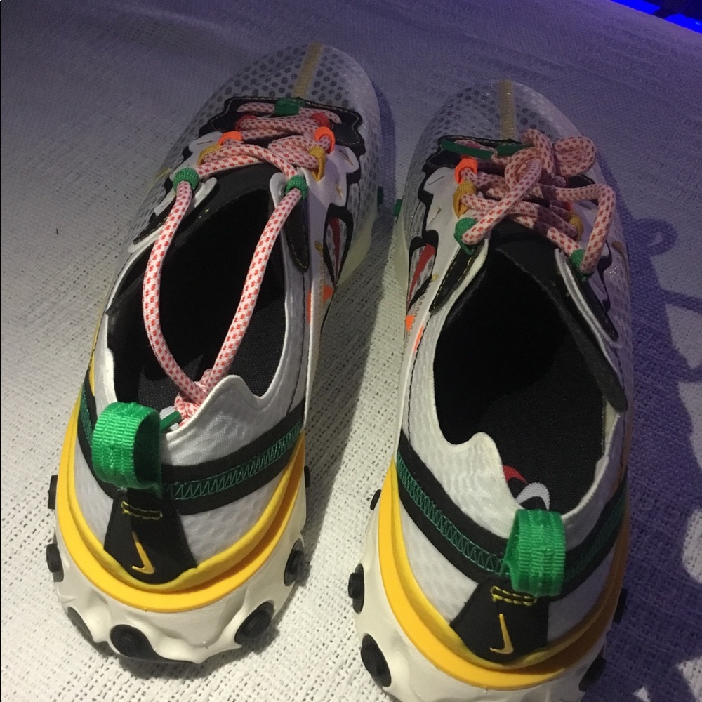 Nike React Men’s Size 9 Multicolor Running Shoes - image 3